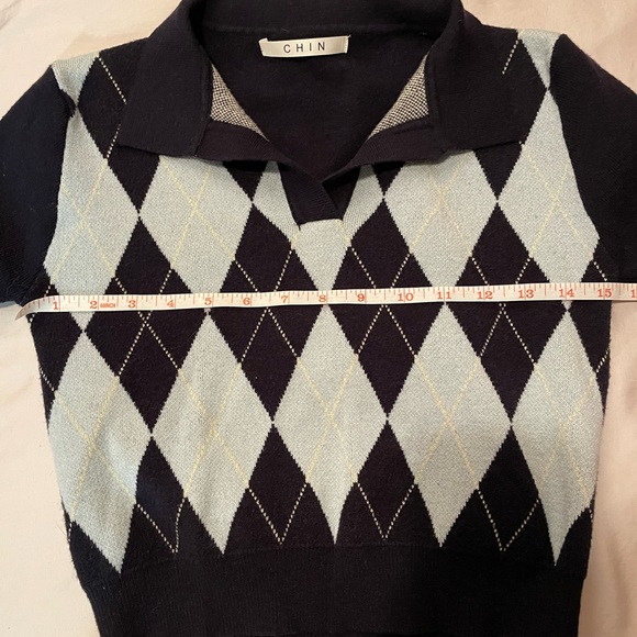 Knitted Jumper Sweater V-neck Pullover New Fashion Sweater - Picture 7 of 9